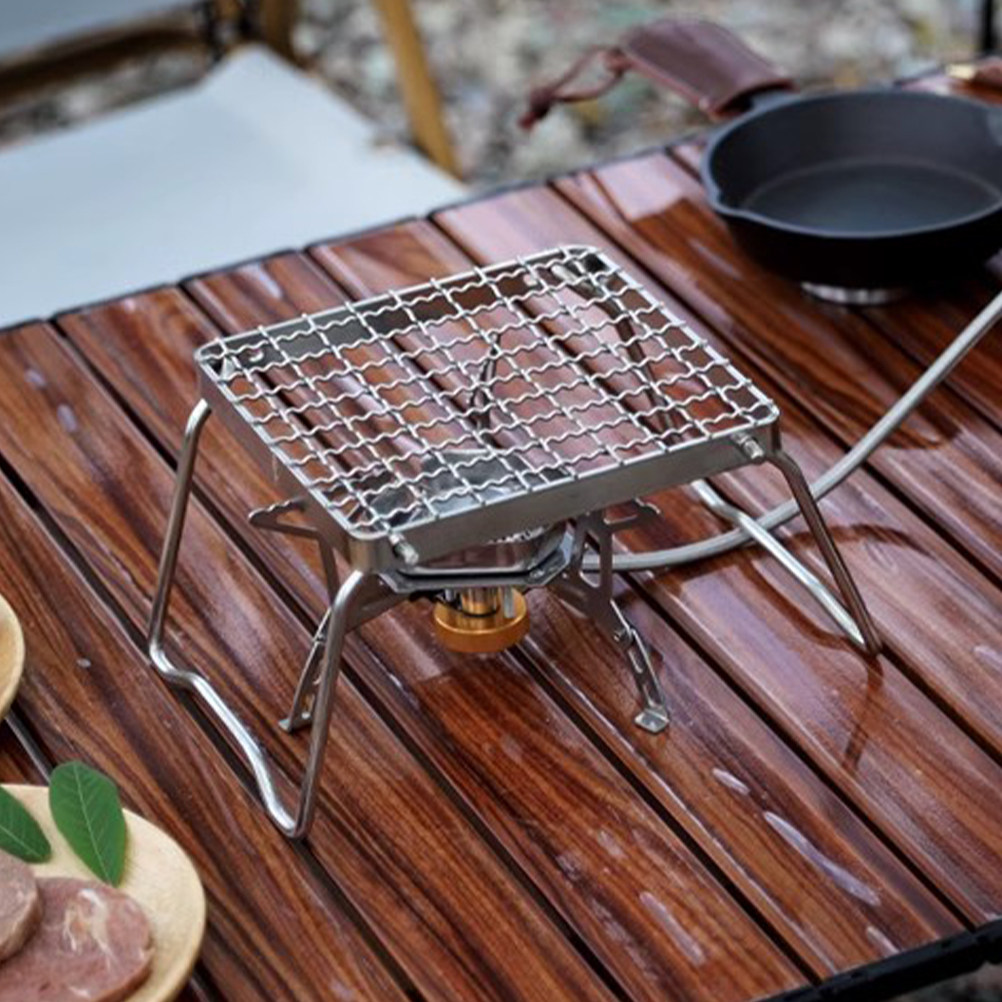 Foldable Stainless Steel Backp - Camping Cooking Grate recension och pris