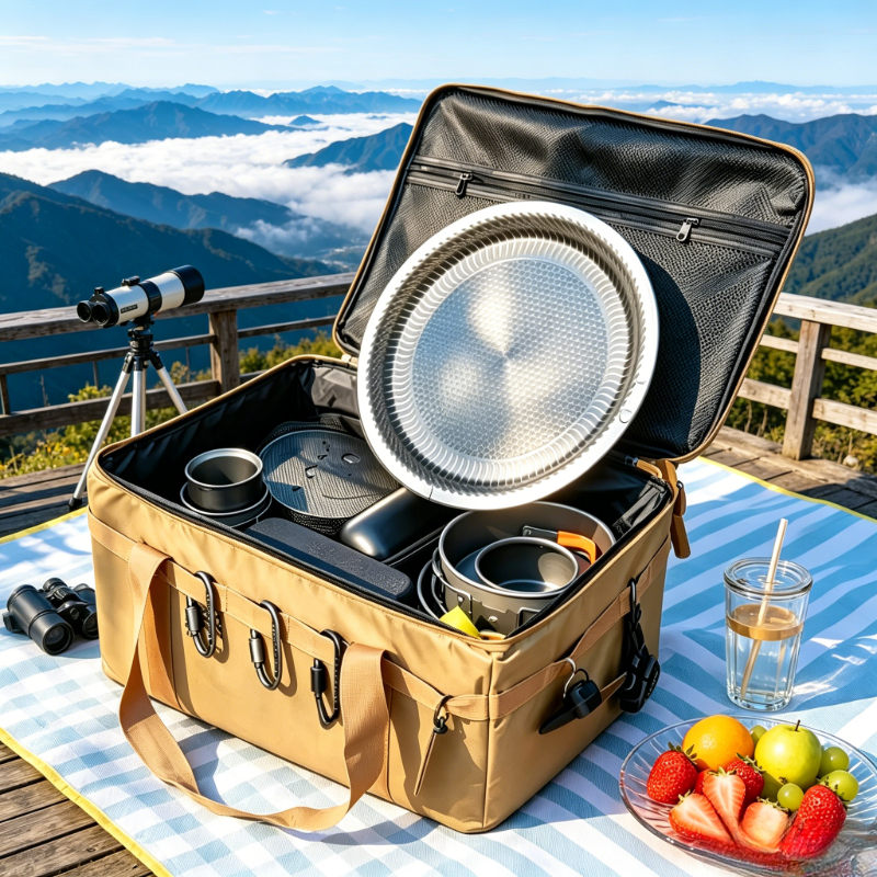30L Khaki Foldable Oxford Tact - Camping Cooking Roll recension och pris