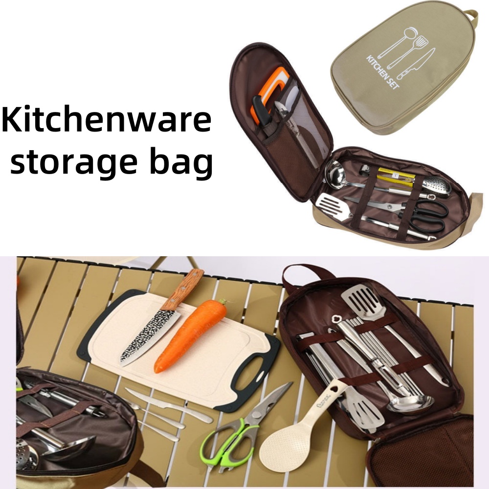 Portable Outdoor Cooking Bag C - Camping Cooking Equipment Bag recension och pris