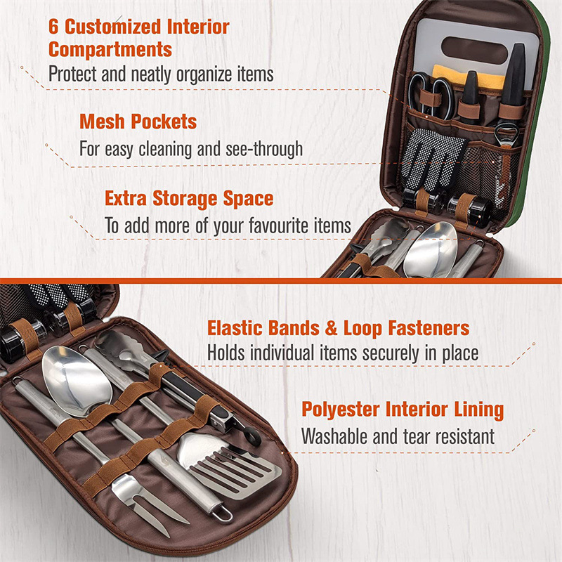 Portable Outdoor Cooking Bag C - Camping Cooking Equipment Bag recension och pris