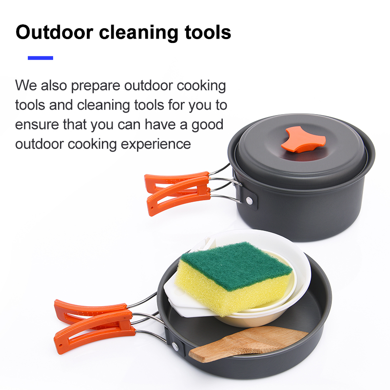 Widesea Camping Outdoor Cookwa - Camping Cooking Set With Kettle recension och pris