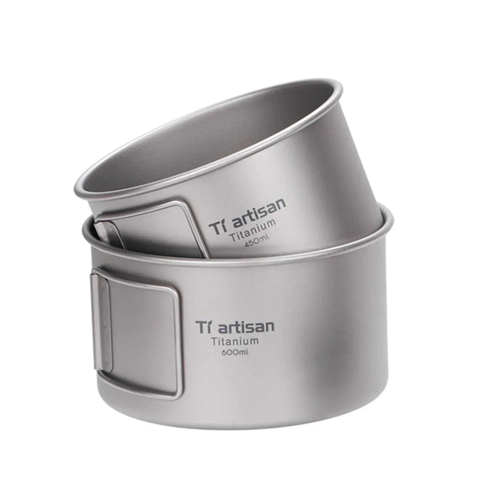 Titanium Bowl With Folding Han - Camping Cooking Cover recension och pris