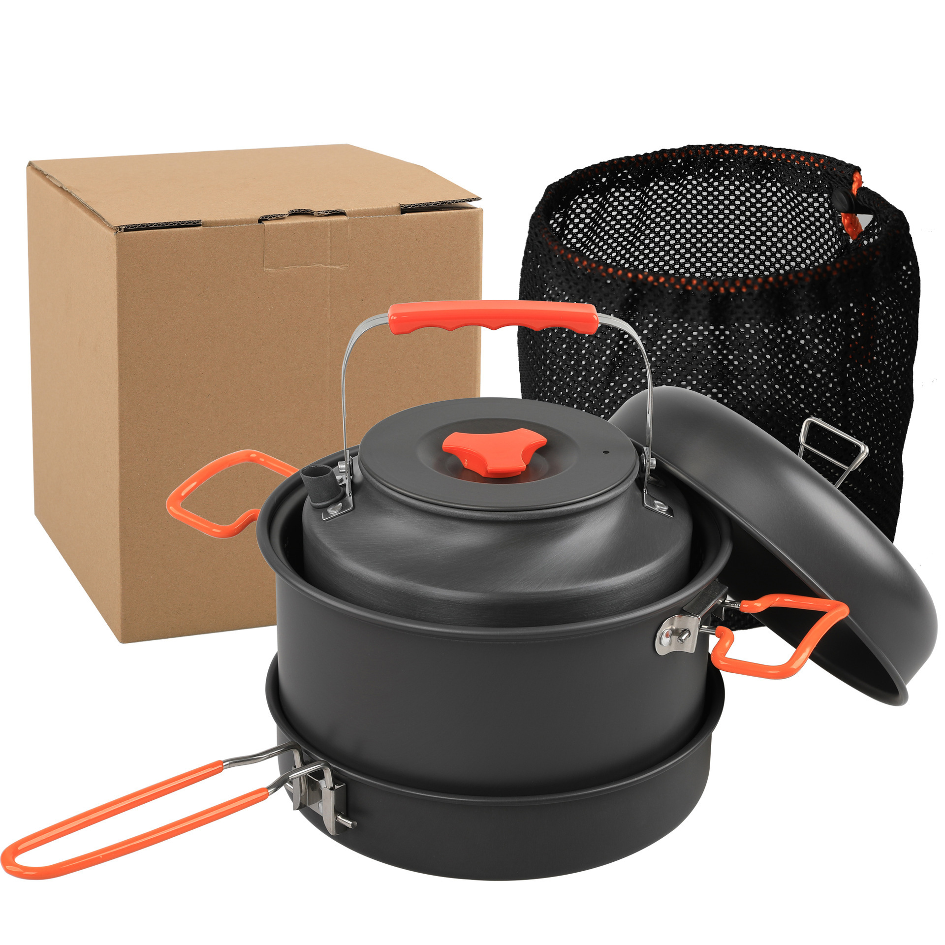 Outdoor Cookware Set Camping C - Camping Cooking Set With Kettle recension och pris