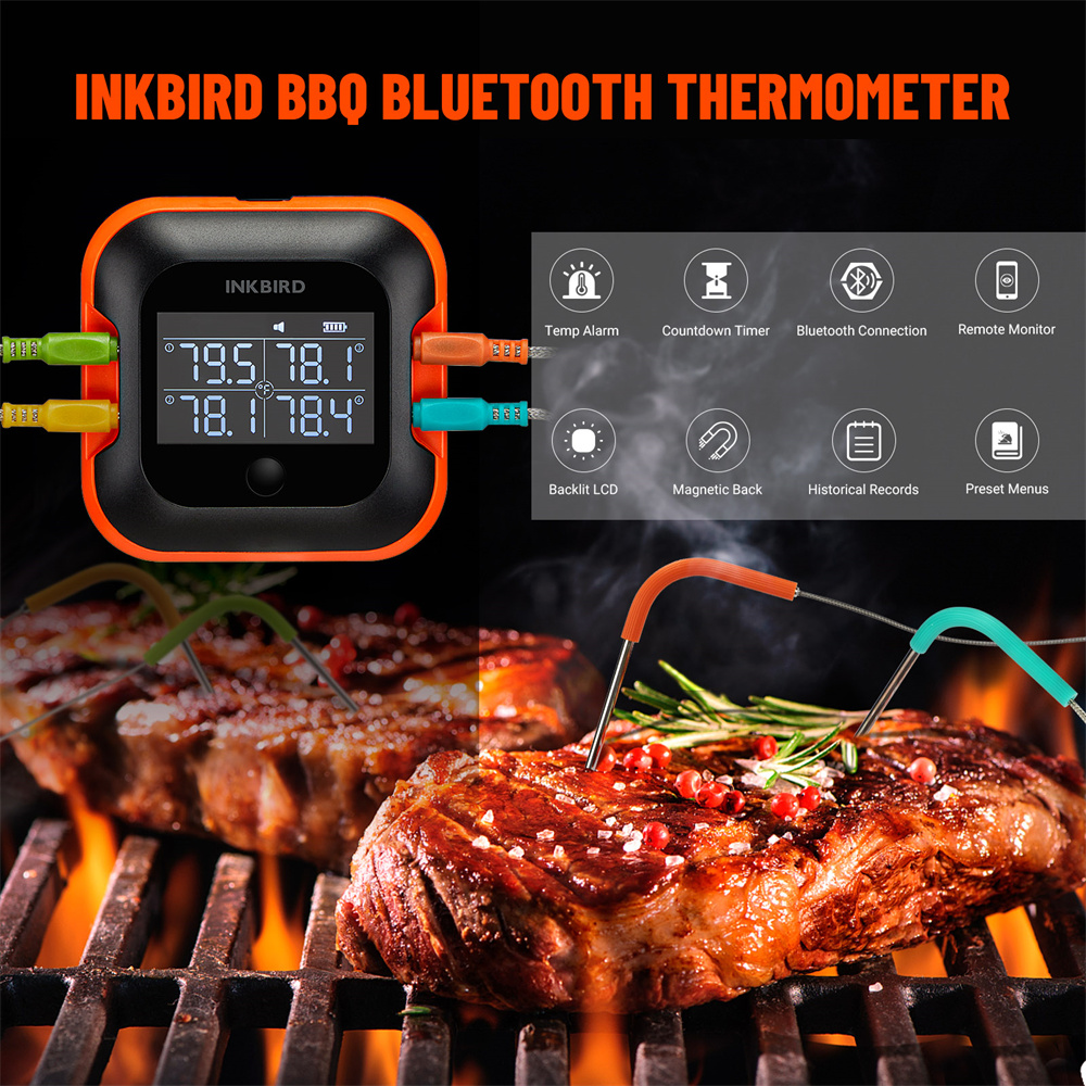 INKBIRD Bluetooth Meat Thermom - Meat Thermometer Camp recension och pris