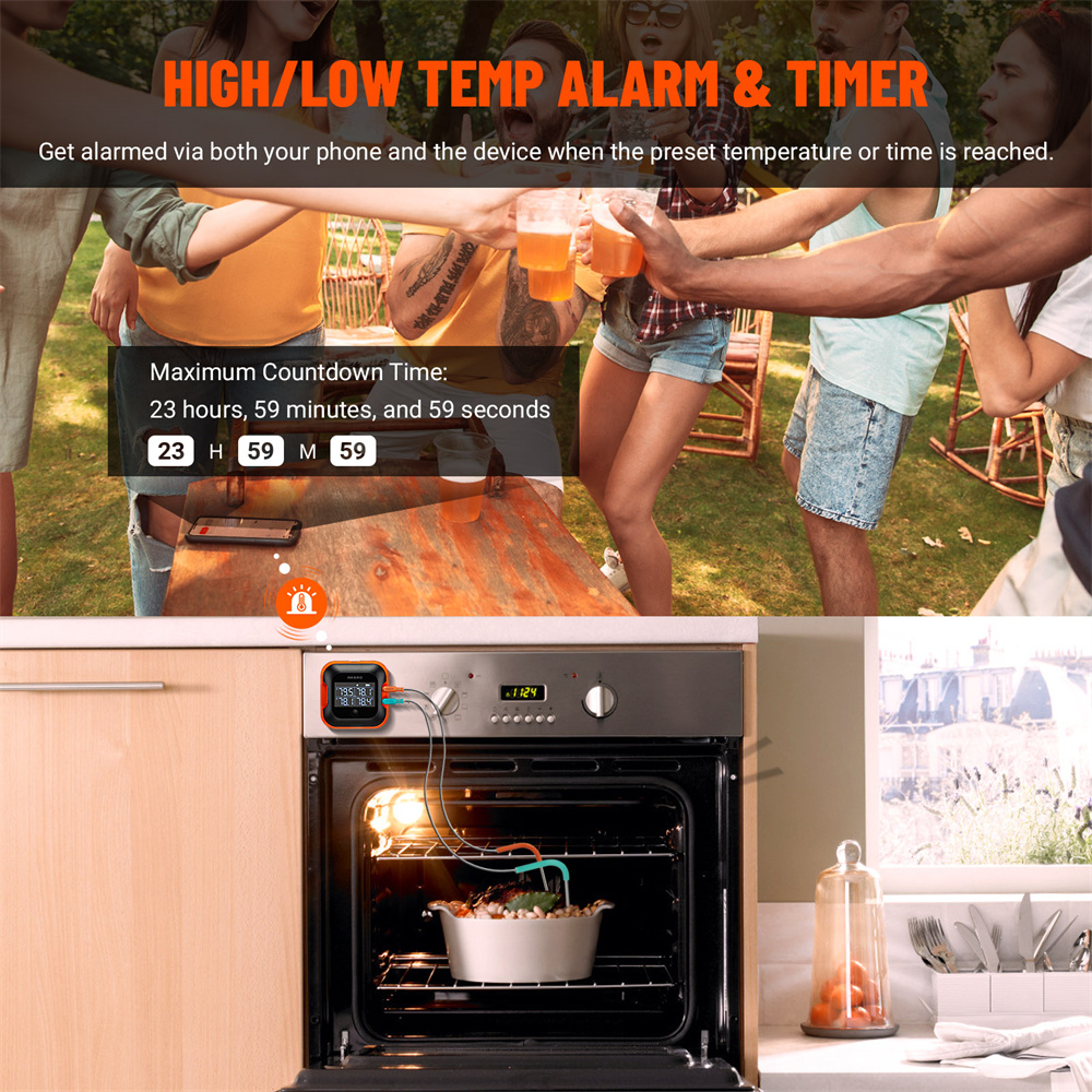 INKBIRD Bluetooth Meat Thermom - Meat Thermometer Camp recension och pris
