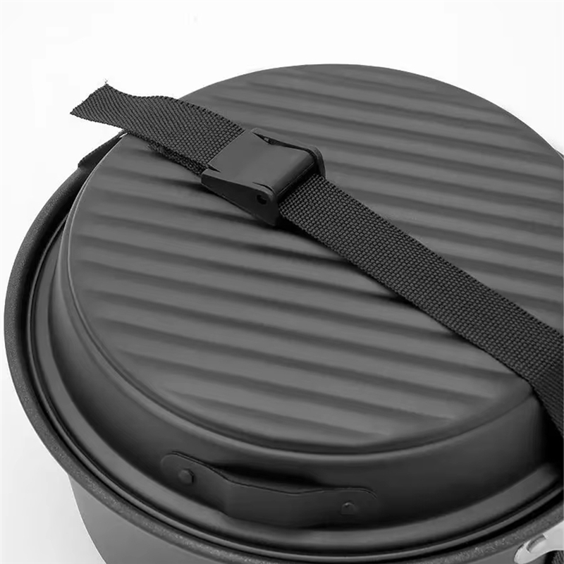 ABJO-5-Piece Non-Stick Camping - Camping Cooking Set With Kettle recension och pris