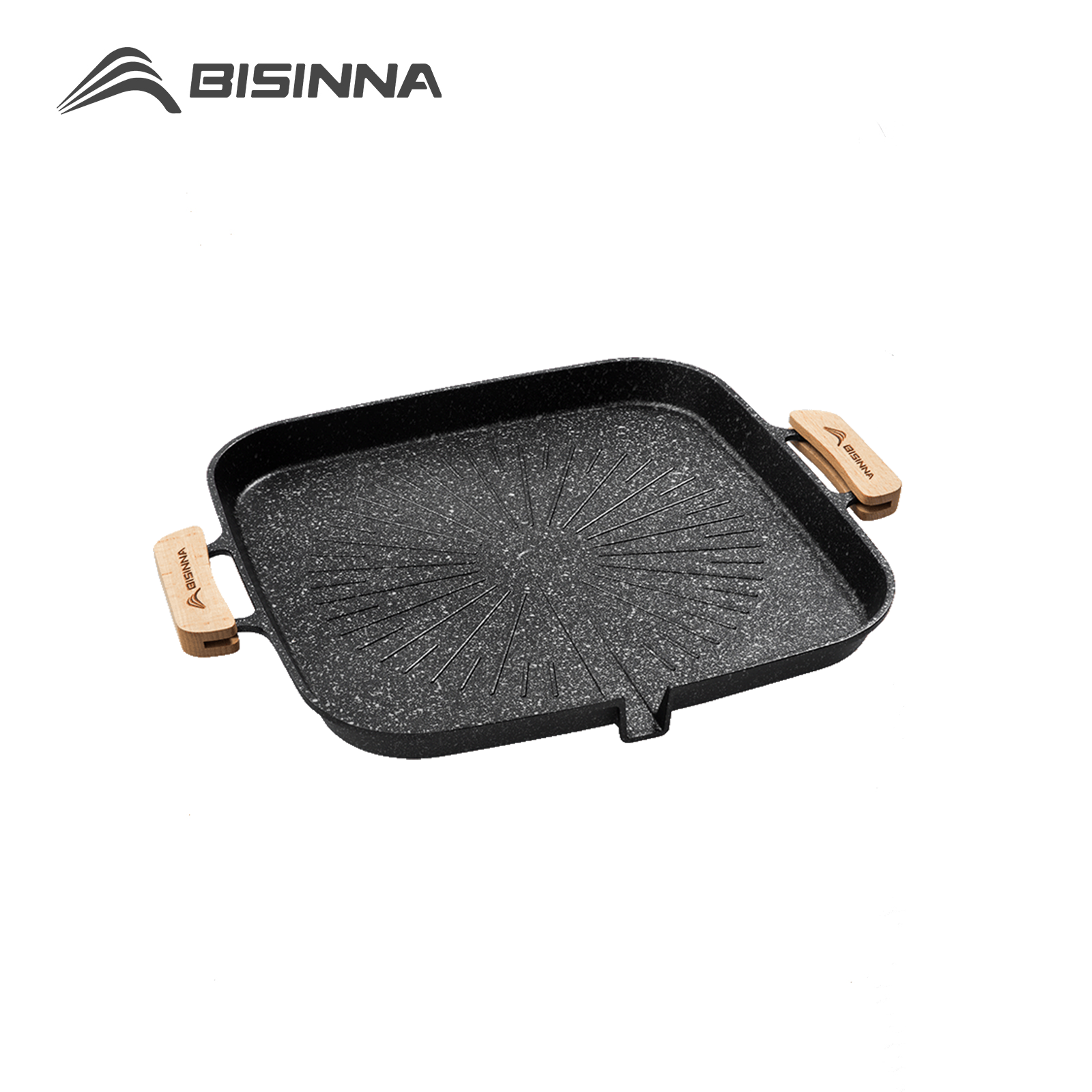BISINNA Square BBQ Grill Pan N - Camping Cooking Griddle recension och pris