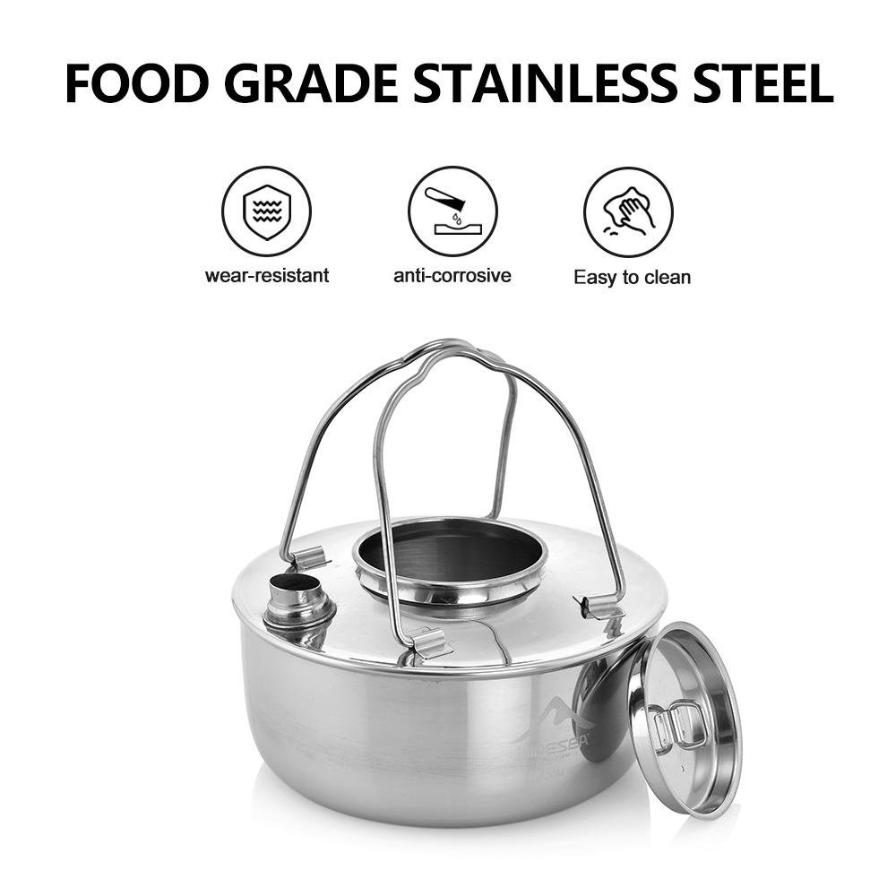 Widesea Camping Outdoor 1.7L S - Camping Cooking Kit recension och pris
