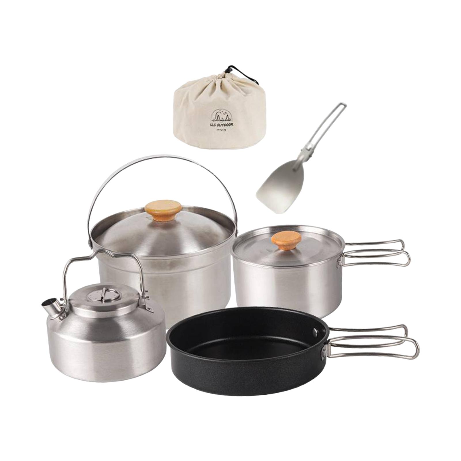 Camping Cookware Camping Cooki - Camping Cooking Set With Kettle recension och pris