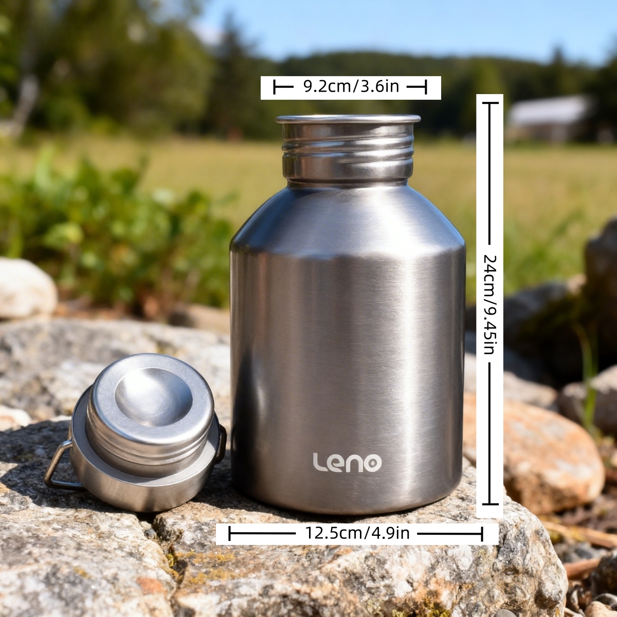2000ML Camping Water Bottle, S - Camping Cooking On Fire recension och pris
