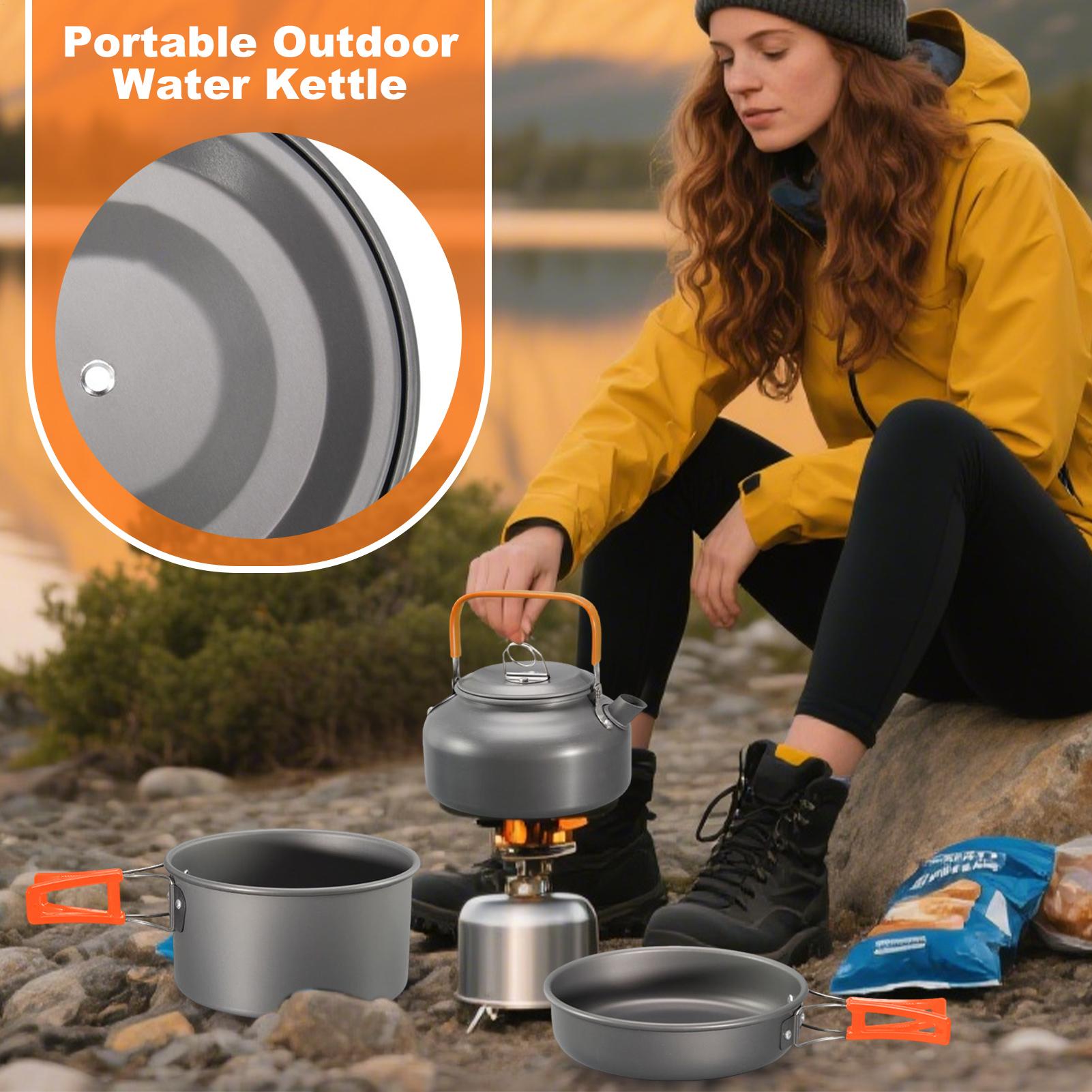 Camping Cookware Camping Cook  - Camping Cooking Set With Kettle recension och pris