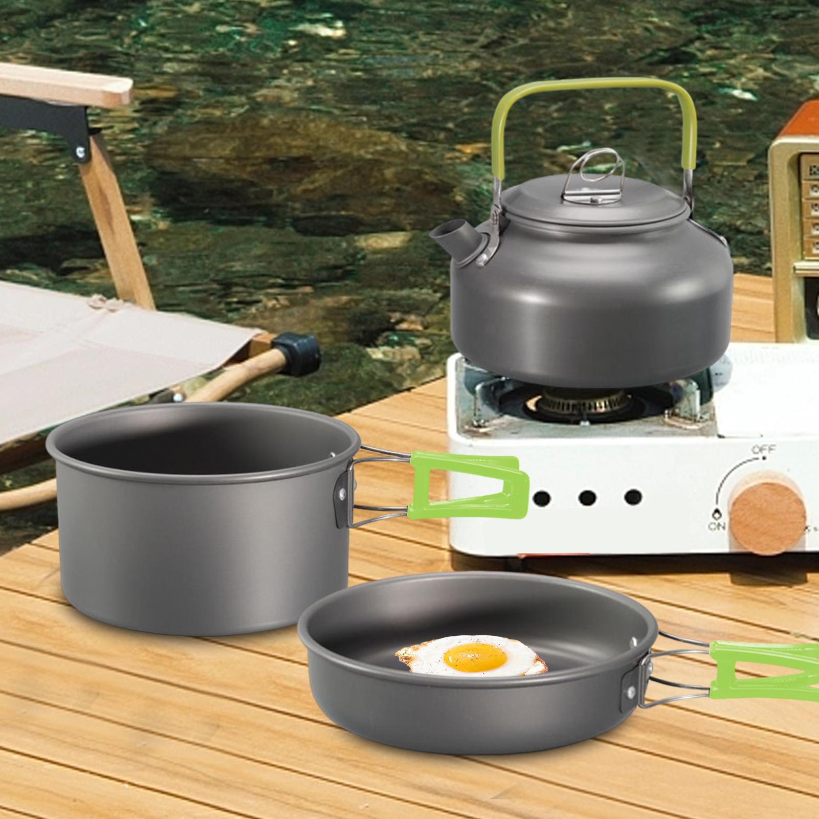 Camping Cookware Camping Cook  - Camping Cooking Set With Kettle recension och pris
