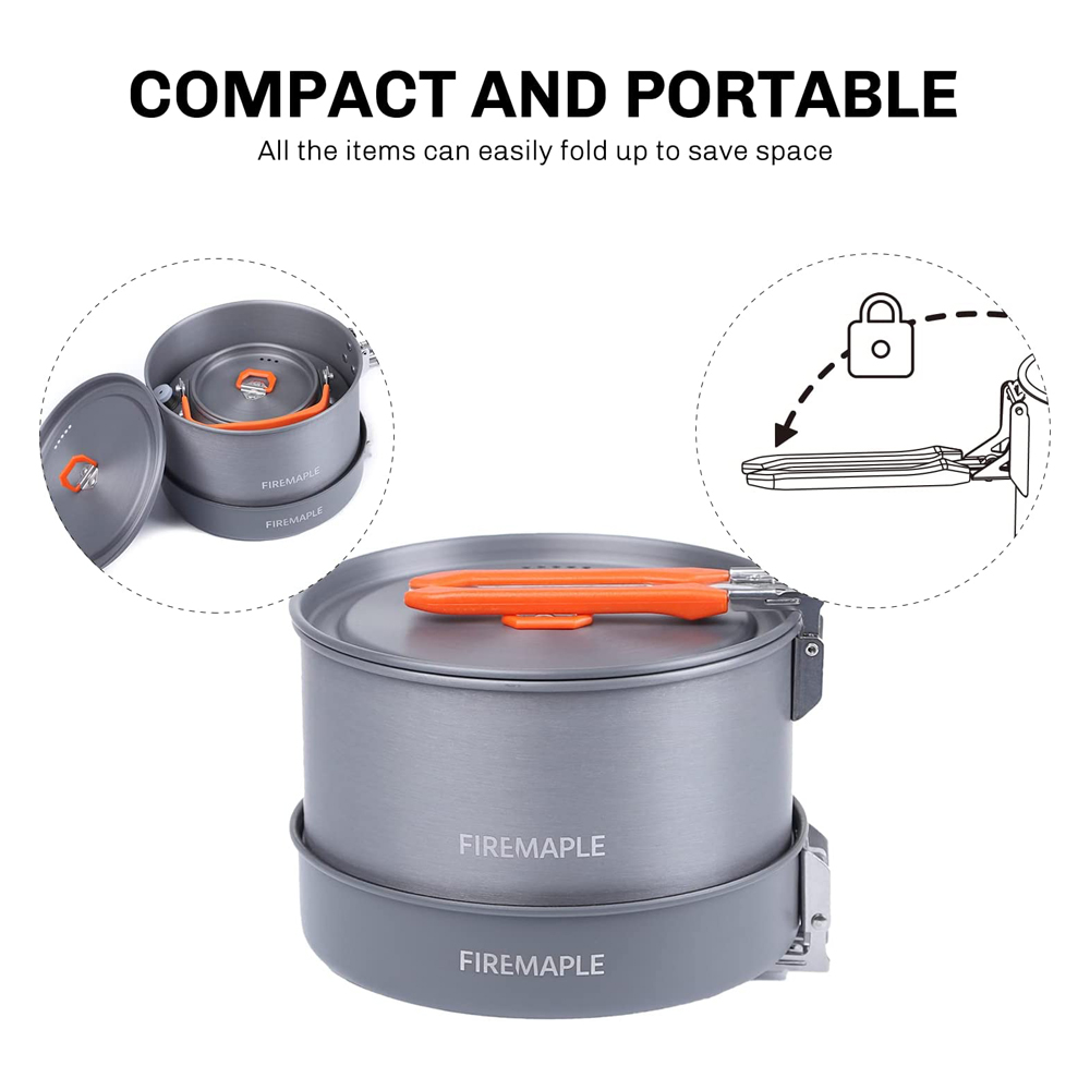 Fire Maple Camping Cookware Ut - Camping Cooking Kit recension och pris