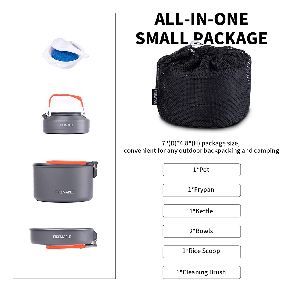 Fire Maple Picnic Pot Pan Set  - Camping Cooking On Fire recension och pris
