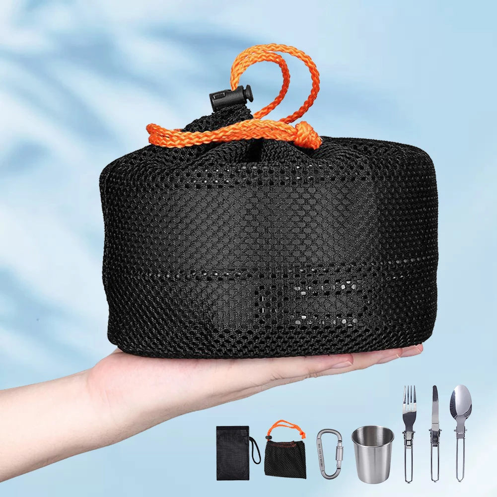Camping Cookware Kit Kettle Po - Camping Cooking Kit recension och pris