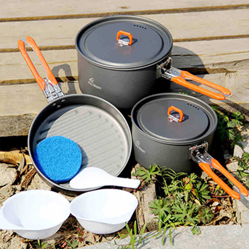 Fire Maple Cooking Set Pot Fry - Camping Cooking On Fire recension och pris