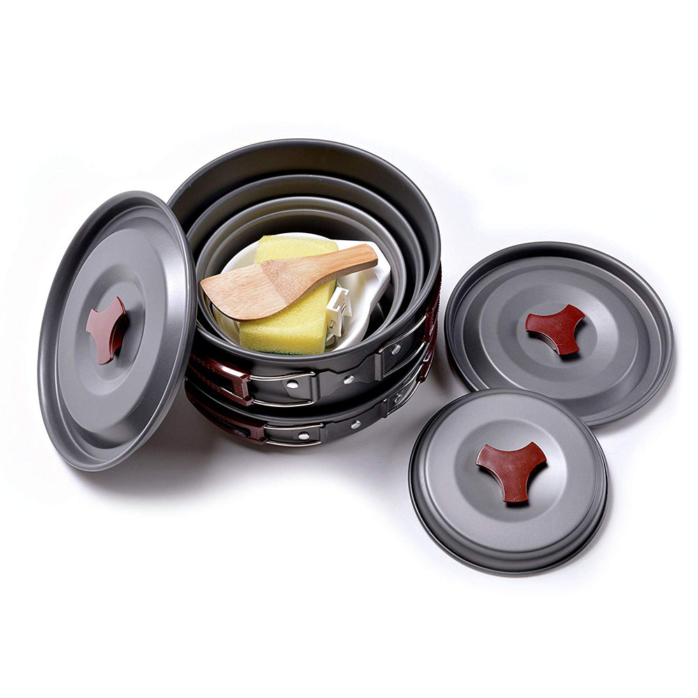 Outdoor Camping Cookware Kit N - Camping Cooking Roll recension och pris