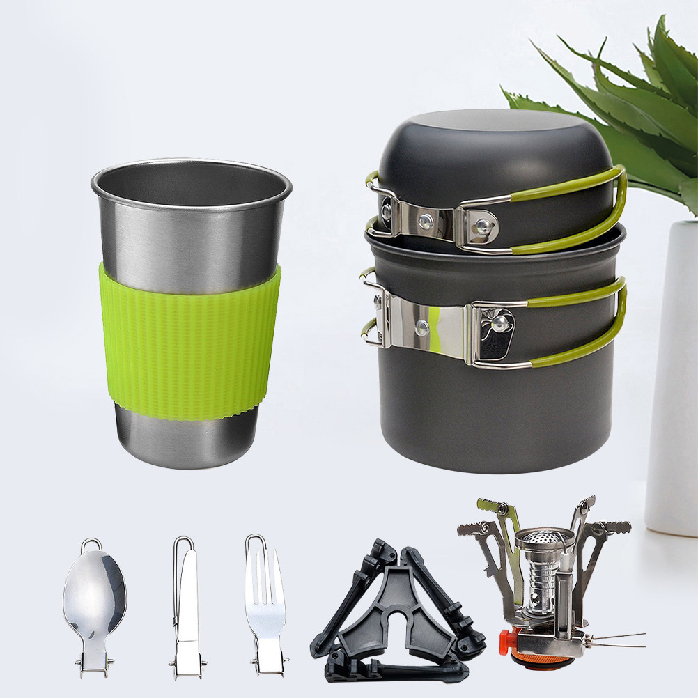 Outdoor Camping Cookware Set L - Camping Cooking Kit recension och pris