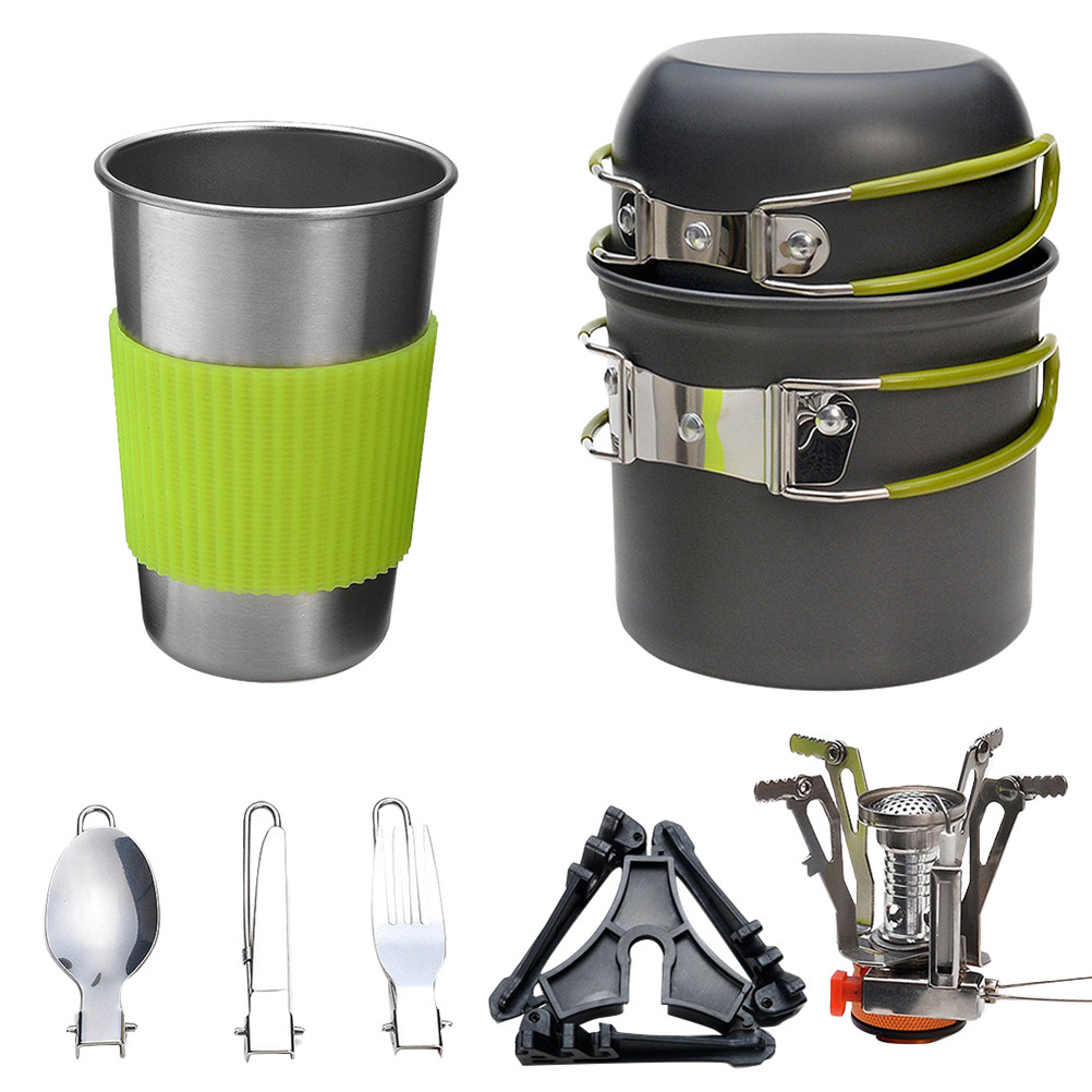 Outdoor Camping Cookware Set L - Camping Cooking Kit recension och pris